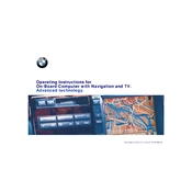 BMW On-board Computer Navigation TV 7 Series 1999 manual cover