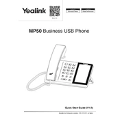 Yealink MP50 manual cover