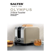 Salter EK4536GOLD Olympus 2-Slice Toaster manual cover