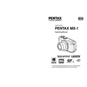 Ricoh Pentax MX-1 manual cover