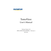 Olympus TomoView manual cover