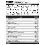 Thule Hullavator 897xt manual cover