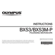 Olympus BX53, BX53M-P manual cover