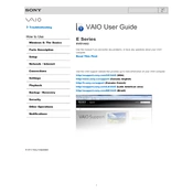 Sony SVE14A27CXH manual cover