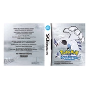 Nintendo Pokemon SoulSilver manual cover