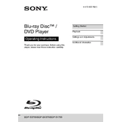 Sony BDP-BX370 manual cover