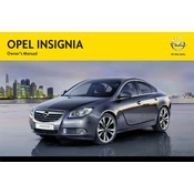 Opel Insignia 2013 manual cover