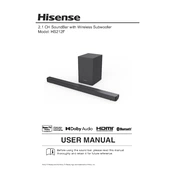 Hisense HS214 manual cover