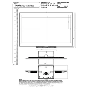 Sony KDL-52NX800 manual cover