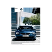 BMW 650i Convertible 6 Series 2009 manual cover