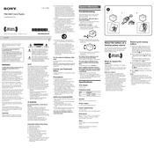 Sony ICF-C1T manual cover