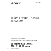 Sony DAV-HDX277WC manual cover