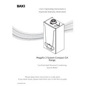 Baxi 12 Compact GA Megaflo 2 System manual cover