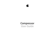 Apple Compressor 4.0 manual cover