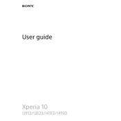 Sony I3113 Xperia 10 Plus manual cover