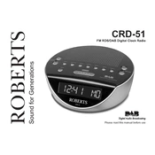 Roberts CRD-51 Clock 0 manual cover