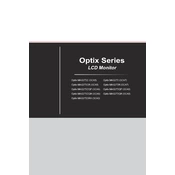 MSI Optix MAG272 3CA7 MAG272R 3CA7 MAG272QP 3CA8 MAG272QR 3CA8 manual cover