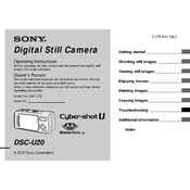 Sony DSC-U20 manual cover