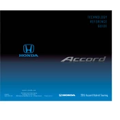 Honda Accord Hybrid Touring 2015 Technology manual cover