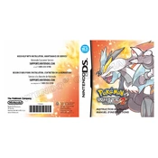 Nintendo Pokemon White Version 2 manual cover