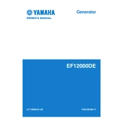 Yamaha EF12000DE manual cover