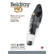 Beldray BEL0676NC-150 Wet and Dry Hand Vac manual cover