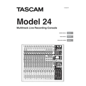 Tascam Model 24 manual cover