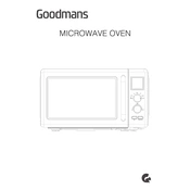 Goodmans B&M Microwave Oven 305821 manual cover