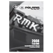 Polaris Trail RMK 2008 manual cover