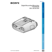 Sony DEV-30 manual cover