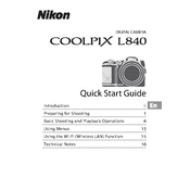 Nikon Coolpix L840 manual cover