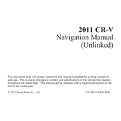 Honda CR-V 2011 manual cover