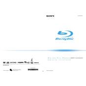 Sony BDP-S2000ES manual cover