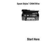 Epson Stylus CX9475Fax manual cover