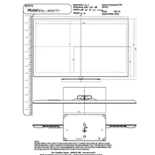 Sony KDL-46NX711 manual cover