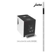 Jura A9 A900 Coffee Machine manual cover