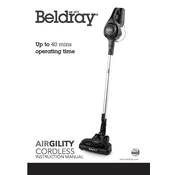 Beldray BEL0776NTKFOB Airgility Cordless manual cover