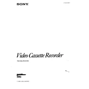 Sony SLV-400 manual cover