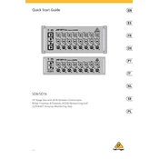 Behringer SD8 manual cover