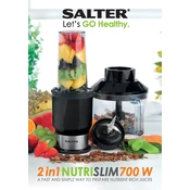 Salter EK2252 2 in 1 Nutri Slim 700 W manual cover