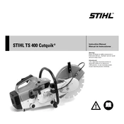 Stihl TS 400 Cutquik manual cover