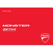 Ducati Monster 796 Abs Anniversary 2013 manual cover