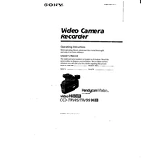 Sony CCD-TRV95 manual cover