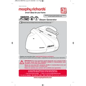 Morphy Richards 332103 Speed Steam Pro manual cover