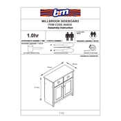 MillBrook B&M Side Board 364835 manual cover