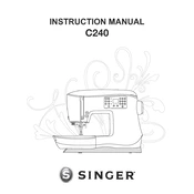 Singer C240 manual cover