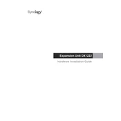 Synology DX1222 manual cover