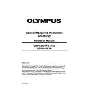 Olympus USPM-45EXP, USPM-RU-W series manual cover