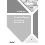 Haier HRB-758SIKGU1 manual cover