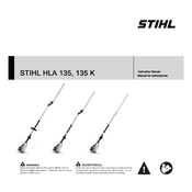 Stihl HLA 135 HLA 135 K manual cover